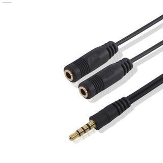 usb hdmivga hdmi✕☸❉3.5mm Jack Plug Audio Splitter Extension Audio Cable 1 Male to 2 Female Mic split