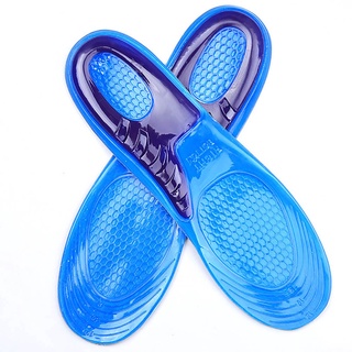 Silicone Non-Slip Gel Soft Sport Shoe Insoles Massaging Insole
