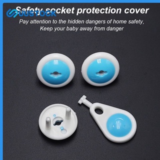 ?Ready Stock? Round pin socket European standard protective cover baby anti-electric shock jack cover 7pcs set uu