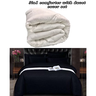 5in1 Thick Comforter With Duvet Cover Set Us Cotton Good Quality Double/Queen/King Size
