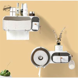 Disposable washcloth rack non-perforated wall-mounted toilet roll tissue storage box extraction hang