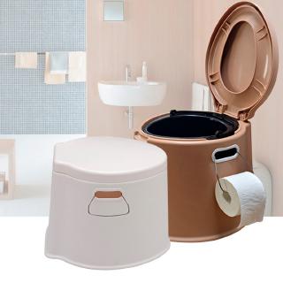 COD Portable Large Toilet Flush Travel Camping Hiking Outdoor Indoor Potty Commode (2)
