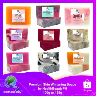 Premium Skin Whitening Soap (Kojic, Sakura, Gluta, Charcoal, Cherry Tomato, Choco Coffee, Bleaching)