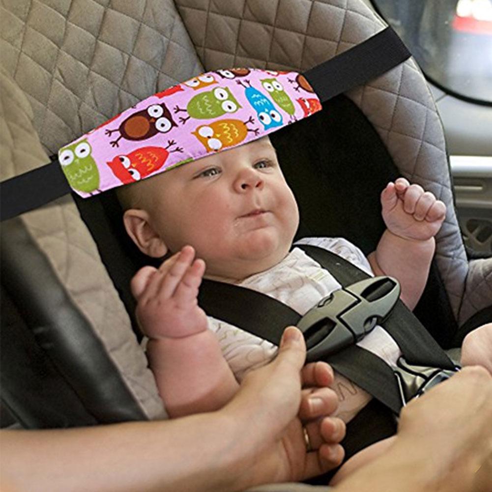 Fastening Seat Sleeping Elastic Head Support Baby Stroller