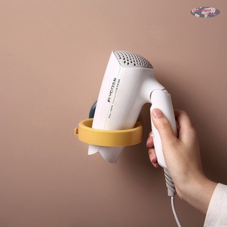 OW High Quality Wall-mounted Hair Dryer Holder /Bathroom Wall Shelf Hair Dryer Holder Rack COD
