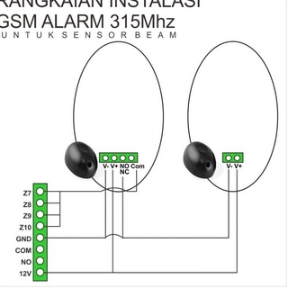 Photoelectric beam infrared sensor laser photobeam alarm single beam (Best Selling.)