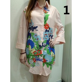 Floral Casual Polo Longsleeves for women #8396 (2)