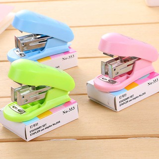 mini stapler stapler Creative mini stapler cute student stationery office supplies binding machine t