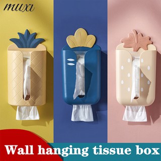 Paper Box wall-mounted household living room creative hole-free upside-down kitchen bedroom toilet storage wall-mounted tissue box