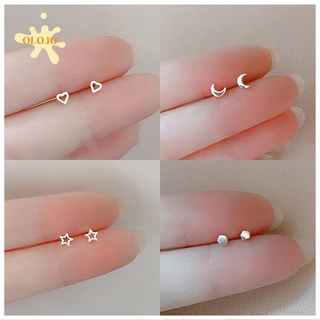 Korean Hypoallergenic Moon Earrings for Women Fashion Sweet Refreshing Jewelry 2021 OLO