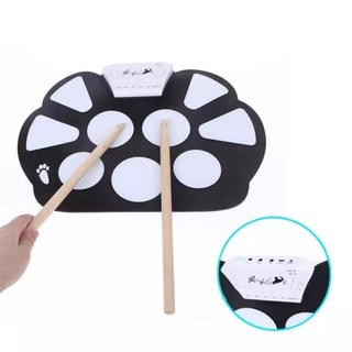 Digital Portable 9 Pad Folding Electric Drums with Stick