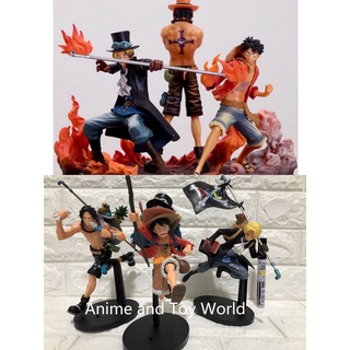 One Piece Brotherhood Set of 3 Luffy, Ace and Sabo Collectible Figure