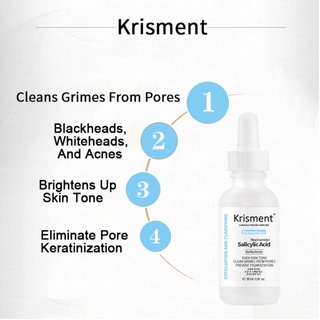 The Ordinary / Krisment Niacinamide Facial Serum + Hyaluronic Breakout Oil Control - 30ml (5)