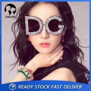 Ready Stock Fashion Oversized Rhinestone Sunglasses Women