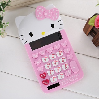 Ready Stock/✳Cute Hello Kitty Student Electronic Calculator