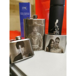 Personalized stainless steel hip flask 8oz-10oz