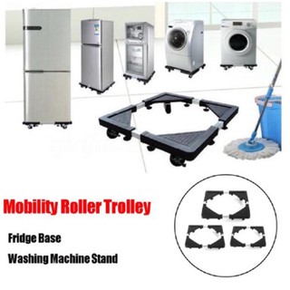 infinite 4 Foot Wheel Adjustable Washing Machine Base Refrigerator Holder Bracket Stand