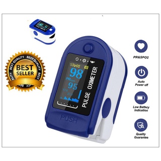 [Ready Stock] Finger Pulse Oximeter Blood Oxygen Saturation Blood Oxygen Monitor
