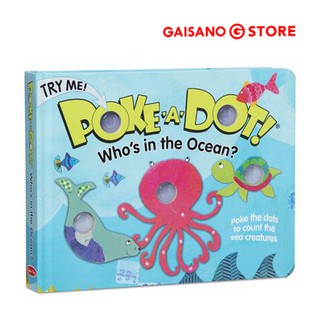 Melissa & Doug Poke-A-Dot! - Who's in the Ocean?