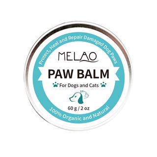MELAO Paws Balm Pet Paws Cracked Care Protection Wax Pet Paws Moisture Care Cream 60GPets