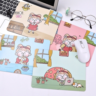 Girl Heart Cartoon Computer Mouse Pad Small Fresh Student Notebook Desk Mat Office Game Keyboard YUE