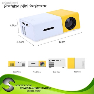 ▼∋YG-300 600 Lumens Mini Portable Projector