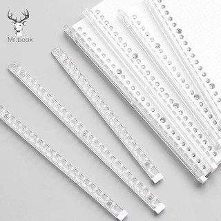 A5/B5 Transparent Plastic Coil Binder Ring for Customized Planner (3)