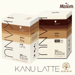 Maxim KANU Latte / Double Shot Instant Coffee - 30sticks