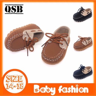 P885-0 Boys Fashion Kids Shoes Topsider (1)