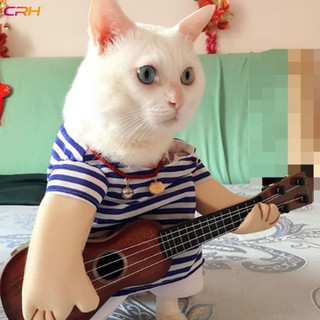 Pet Cat Dog Guitar Clothes Dog Guitarist Dressing Costume Pet Clothes M / L / XL