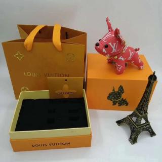 【COD】luxury fashion LV dog cartoon key chain keychain car keyring (5)