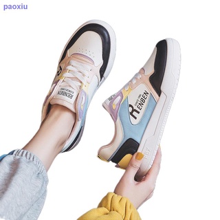 Human-based white shoes female 2021 spring new wild explosion models women s shoes ins tide student sports and leisure board shoes
