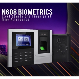 Biometrics N608 Excel Standalone Fingerprint Time Attendance (1)