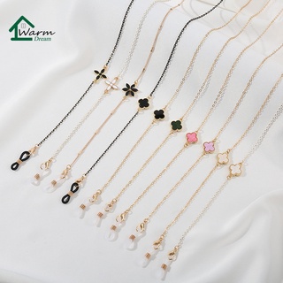 Four Leaf Clover Mask Lanyard Mask Strap Face Mask Chain Holder Lanyard Chain Anti-lost Strap Necklace Glasses Hanging Necklace Jewelry Strap Sunglasses Chain
