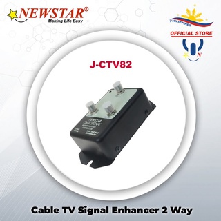 Ready Stock/℡❣Newstar Two-Way Cable TV Signal Enhancer J-CTV82