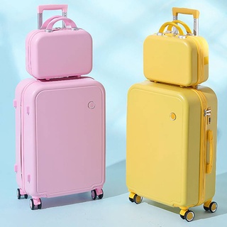 Macaron pull rod box student luggage female universal wheel mother box 24 inch 26 inch password checked travel box
