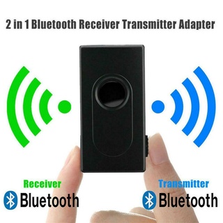 ﹍▨✥Bluetooth 5.0 Transmitter Receiver 2-IN-1 Wireless Audio 3.5mm Jack Aux Adapter