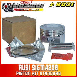 Sigma250 Standard/SSX200 Standard/SSX200+50 Piston Kit Set for RUSI Motorcycles