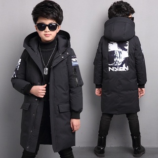 -30 degrees new boys winter jackets children clothing warm down jacket Hooded coat thicken outerwear