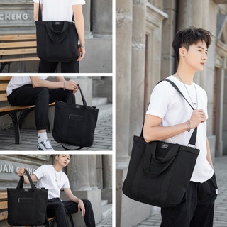 sling bag for men▧Men's Bag 2020 New Simple Student Canvas and Women's Korean Casual Shoulde