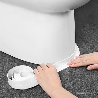 3.2m Bathroom Shower Sink Bath Sealing Strip Tape White PVC Self Adhesive Waterproof Wall Sticker fo