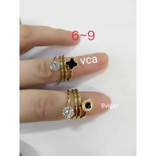 vca stainless ring with box