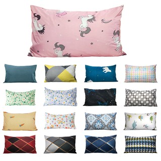 1pc Premium Cotton Bedsheet Pillow Case unicorn plaid pillowcase soft pillow cover