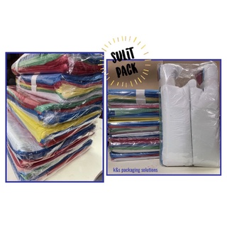 New [Sulit Pack] Assorted Ordinary Plastic Bag- Sando Bag