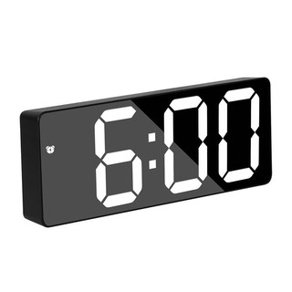 ⏰ Alarm Clock Plastic LED Digital Night Light Thermometer Temperature Display Mirror Decor Useful