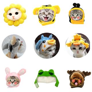 Pet Headwear Dog Cat Cute Hat Headdress Pet Halloween Decoration New Year Party Headgear Cosplay Dressing Up Props