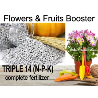 Complete Fertilizer triple 14 for flowering plants 250g (1)