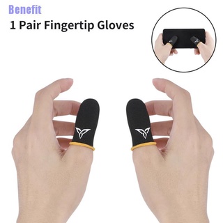 Benefit> Gaming Sweat-Proof Finger Cover Fingertip Gloves Game Non-Slip Touch Screen
