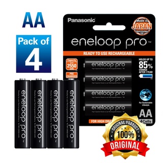 Panasonic Eneloop pro original AA rechargeable battery 1.2v NI-MH AA battery camera flashlight