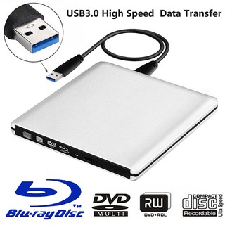 USB 3.0 External Blu-ray DVD/BD/CD Drive Ultra-thin 3D Player/Writer/Burner